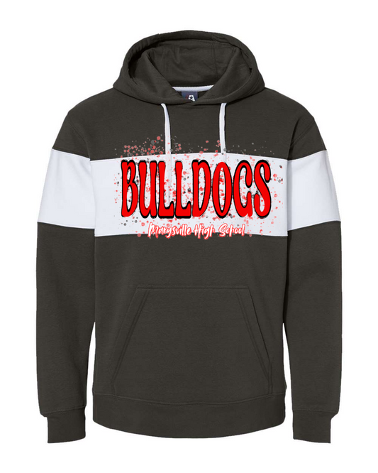 Bulldogs Graffiti Colorblock Hoodie