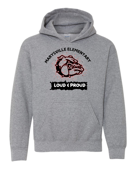 Bulldog Elementary Loud and Proud Hoodie