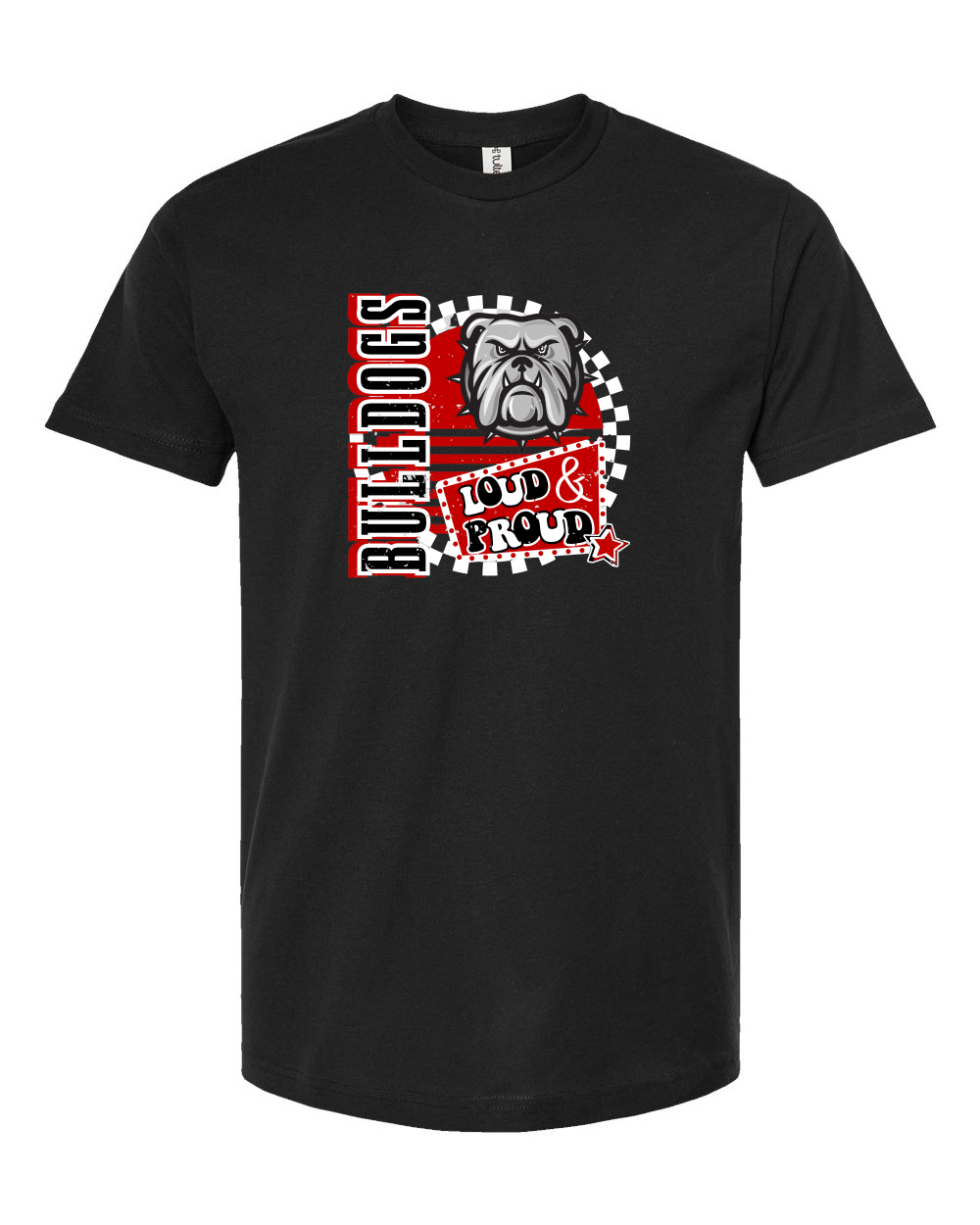 Bulldog Loud & Proud Ringspun T