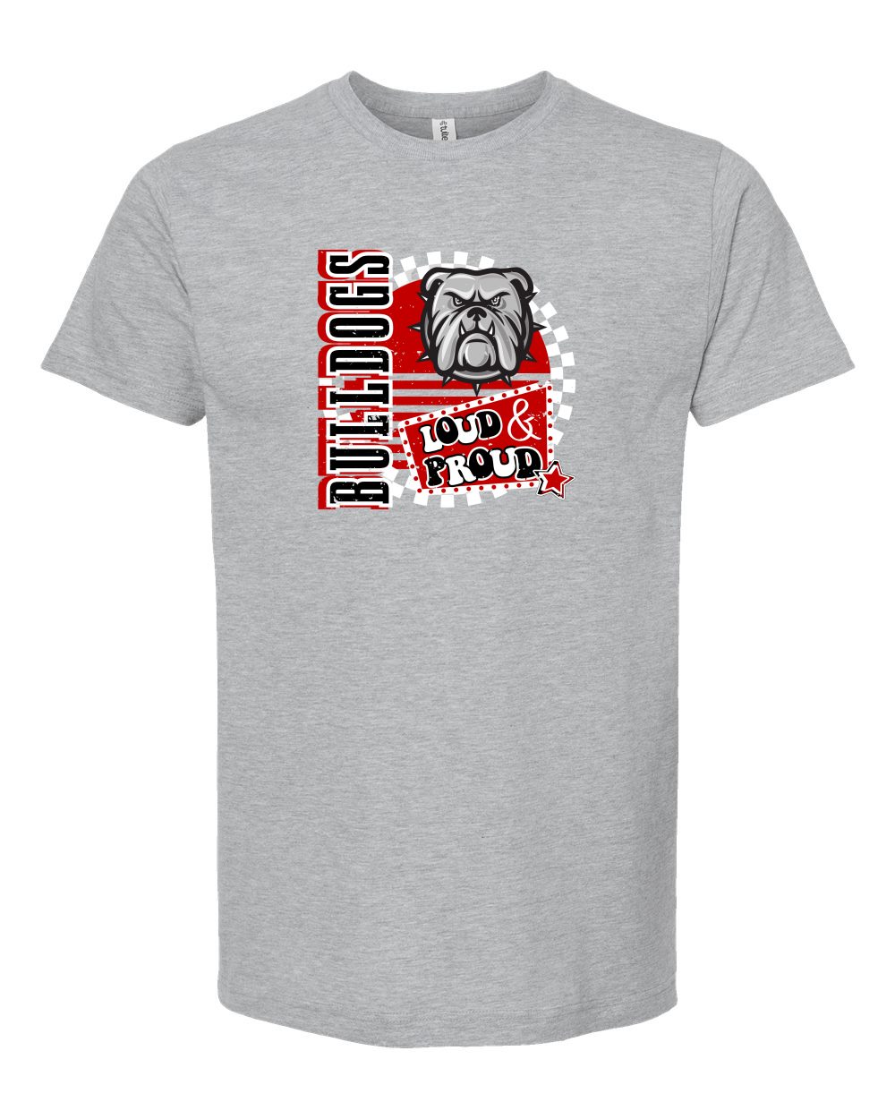 Bulldog Loud & Proud Ringspun T