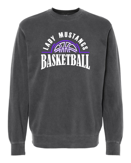 VHS Mustang Girls Basketball Vintage Crewneck