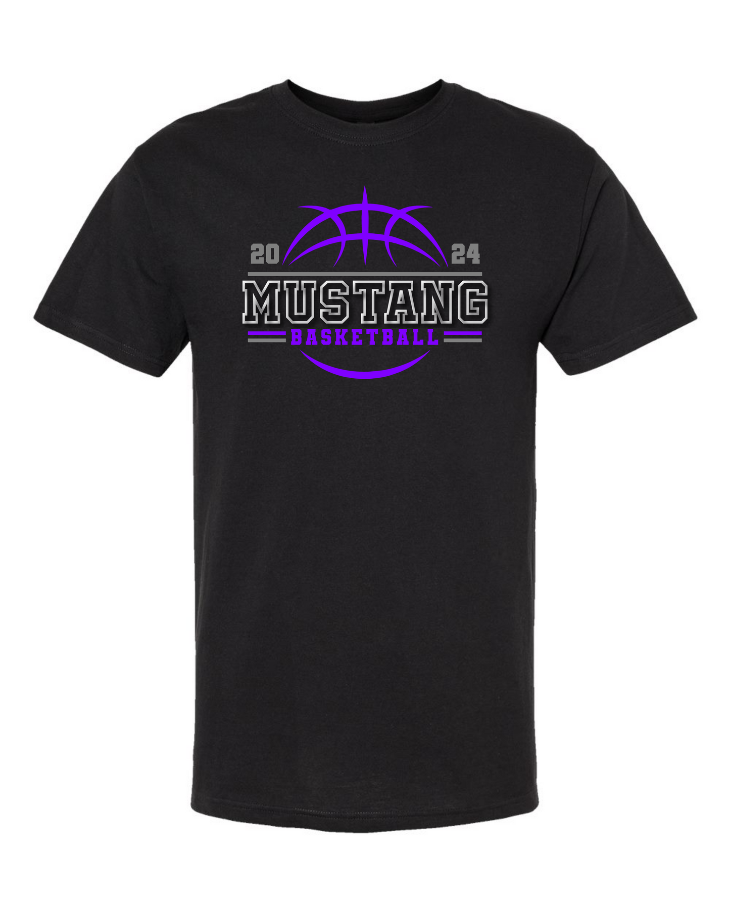 JH Mustang Boys Basketball Cotton T