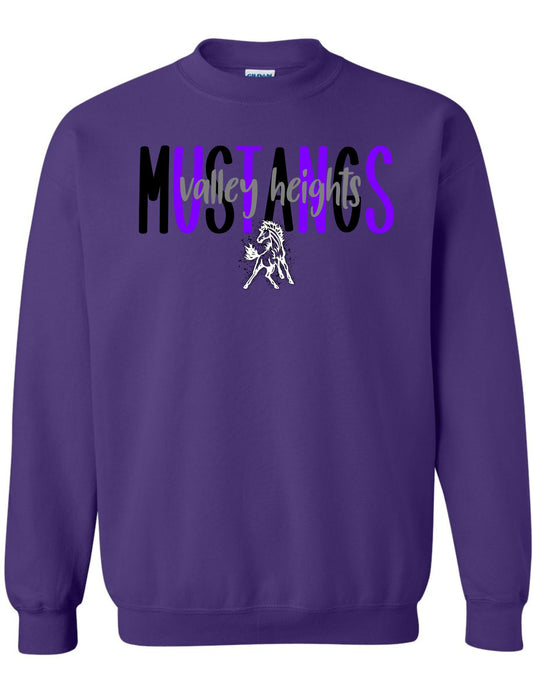 Valley Heights Mustangs Crewneck SALE!