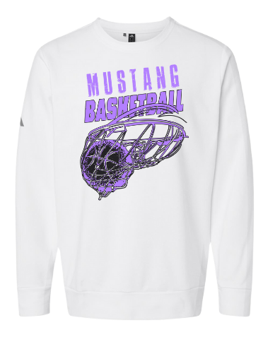 VHS Mustang Boys Basketball Adidas Crewneck Sweashirt